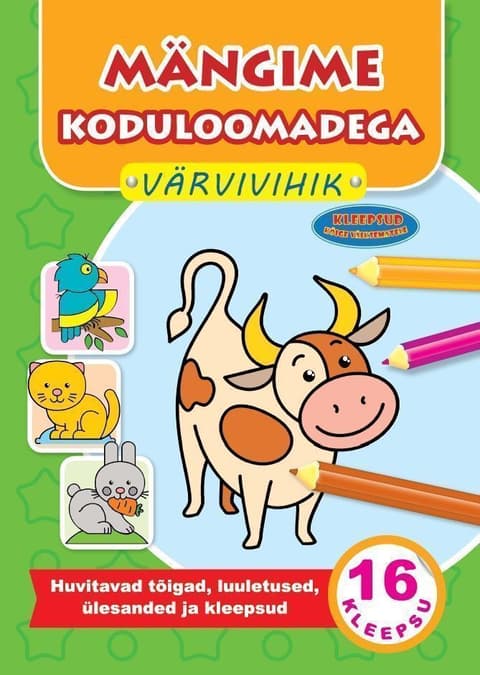 Mängime koduloomadega. Kleepsud kõige väiksematele