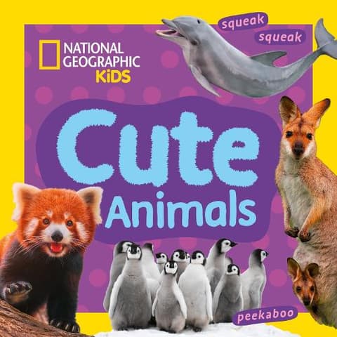 Cute Animals: A fun first board book for toddlers to learn about animals (National Geographic Kids)