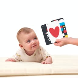 Kontrastsed beebikaardid rõngaga 0–3