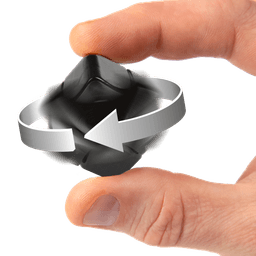 Bopster Spinner kuubik, Must