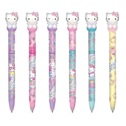 HELLO KITTY kustutatav tindipliiats, sinine, 0,5mm. mix