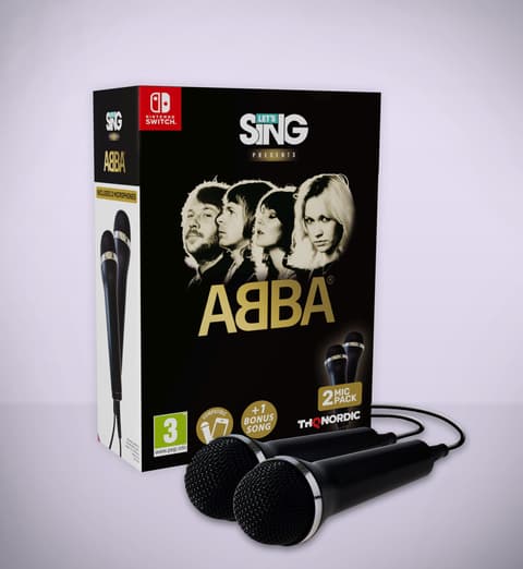 Switch Let´s Sing Abba 2027 & 2 microphones