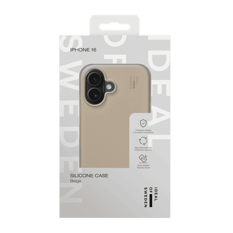 Silicone Case iPhone 16 - Perfect Beige