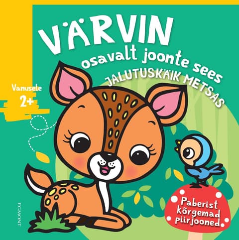 Värvin osavalt joonte sees. Jalutuskäik metsas