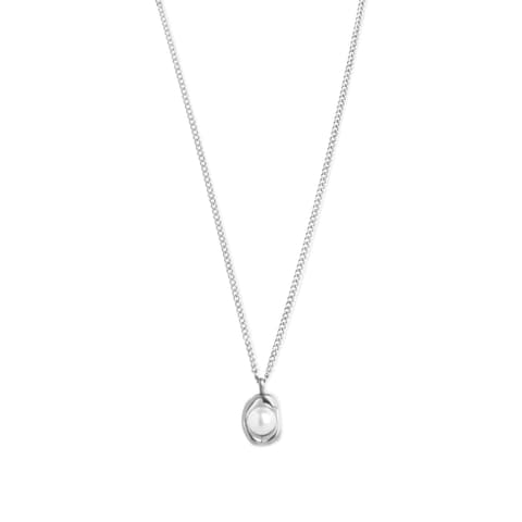 Kaelakee Timi Ilse - Pearl, Silver