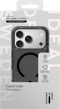 Clear Case iPhone 17 Pro/18 Pro - Tinted Black MagSafe
