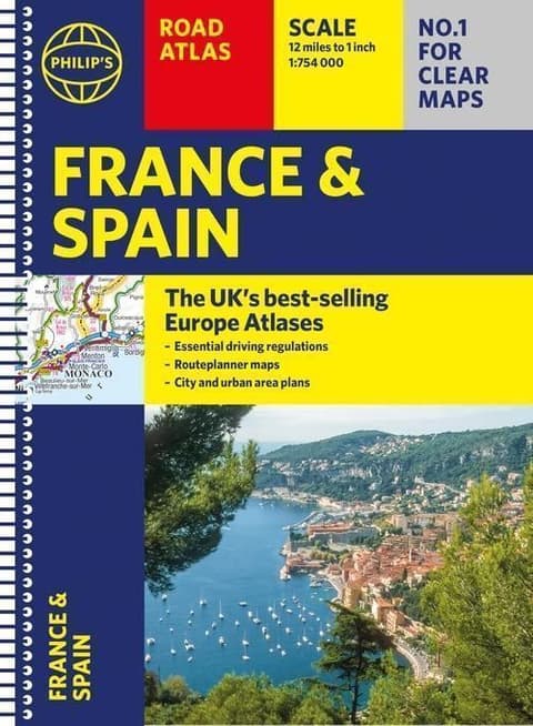 Philip´s France and Spain Road Atlas