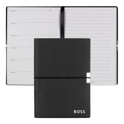 Märkmik A6 BOSS Elegance Black, nädal