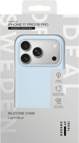 Silicone Case iPhone 17 Pro/18 Pro - Light Blue MagSafe