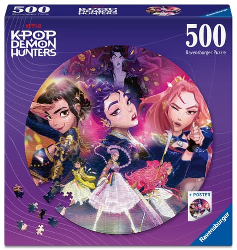 Ravensburger pusle 500 tk KPop Demon Hunters postriga: KPop fännidele!