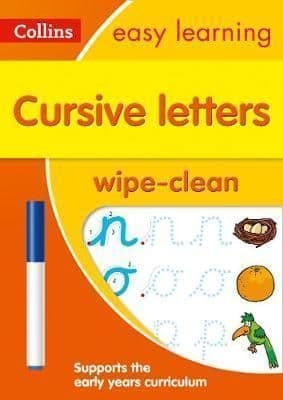 Cursive Letters Age 3-5 Wipe Clean Activity Book (Collins Easy Learning ...