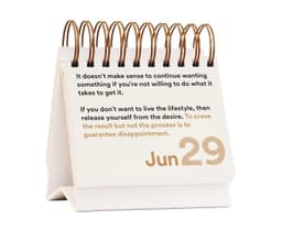 The Atomic Habits Daily Calendar