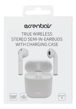 Essentials Juhtmevabad Semi-In-Ear kõrvaklapid, Valged