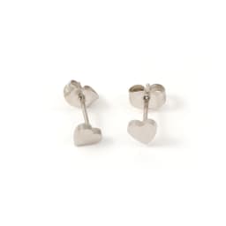 Kõrvarõngad Timi Stina - Small Heart Stud, Silver