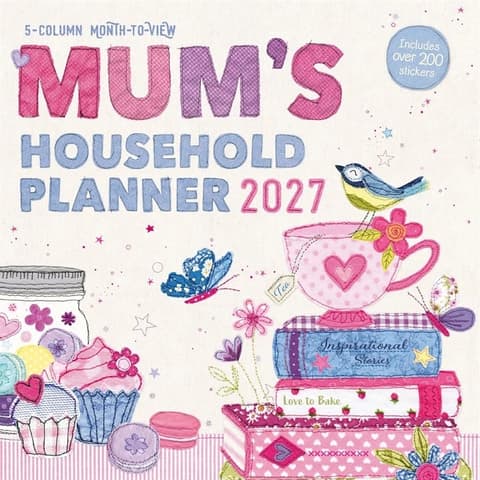Kalender 2027 Mums Fabric Household Planner Wall