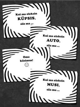 Kaardimäng KUI MA OLEKSIN!
