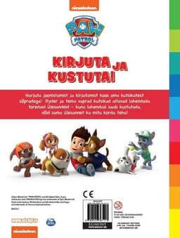 Paw Patrol. Kirjuta ja kustuta