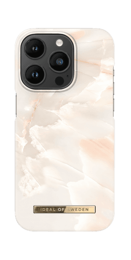Fashion Case iPhone 14 Pro - Rose Pearl Marble