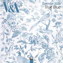 Flametree V&A: True Blue Wall Calendar 2026