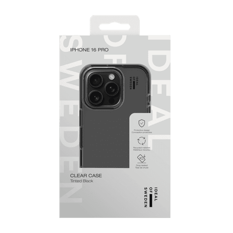 Clear Case iPhone 16 Pro - Tinted Black