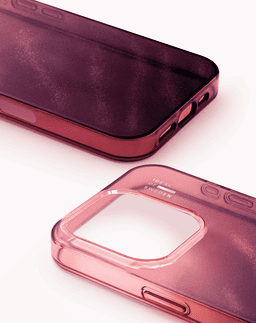 Clear Case iPhone 16 Pro - Cherry Lacquer