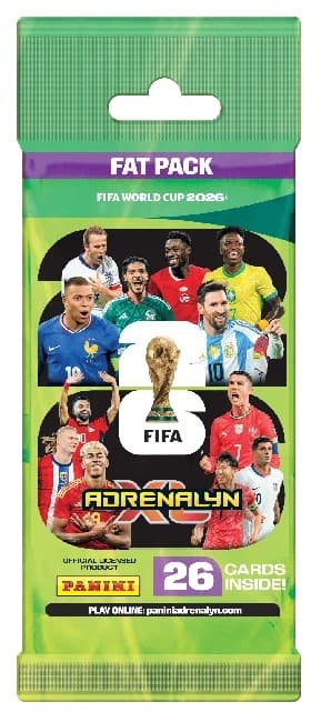 FIFA World Cup Adrenalyn XL 2026 Fat pack komplekt