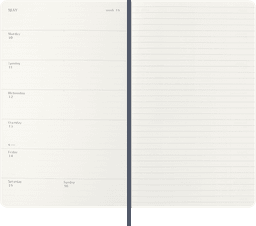 2026/2027 Moleskine Kalendermärkmik 18-kuud, Large