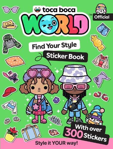 Toca Boca Find Your Style Sticker Book | Apollo E-pood