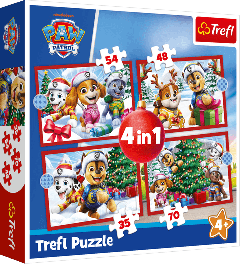 TR Komplekt 4in1 Paw Patrol: Jõulupusle