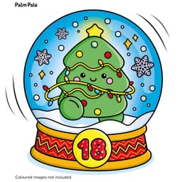 Palm Pals Festive Friends: An Advent Calendar Colouring Book