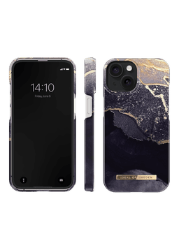 Fashion Case iPhone 15 - Golden Twilight Marble