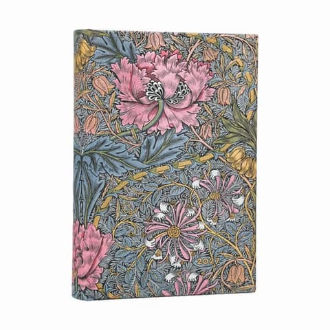2027 Paperblanks Märkmik 12-kuud Flexis MAXI horizontaalne,Morris Pink Honeysuckle