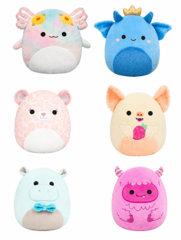 SQUISHMALLOWS Plush 19 cm, ast W29B