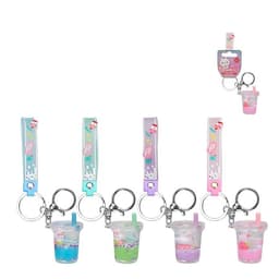 Võtmehoidja vedelikuga acrylic charm Slurpee Cup assortii