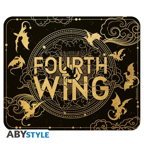 Hiirematt Fourth Wing "Golden Logo"(26cm x 26cm)