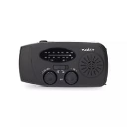 Hädaabi FM/AM  raadio käsikruvi, päikesepaneeli ja LED-taskulambiga 2000 mAh