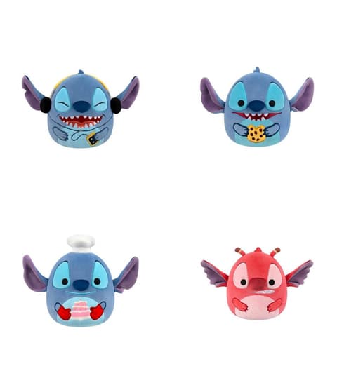 SQUISHMALLOWS DISNEY STITCH Plush, 25 cm, ast