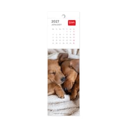 Legami 2027 Kalender/Järjehoidja 5,5x18 DOGS Puppies