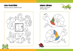 Värvimine ja mõistatused lasteaialastele. Hiireke