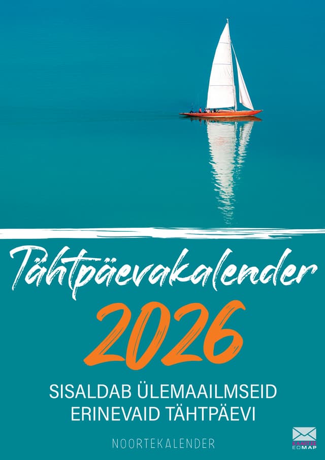 Seinakalender 2026 Tähtpäevakalender A3.