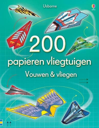 200 papieren vliegtuigen