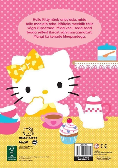Hello Kitty. Värvimisraamat