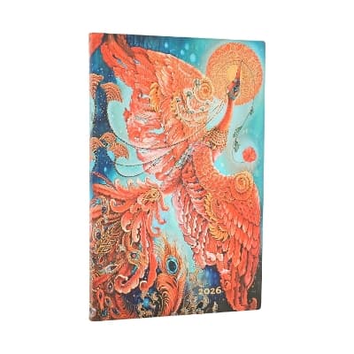Paperblanks 2026 Kalendermärkmik Firebird Maxi Horizontal