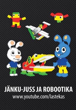 KOMPLEKT Jänku-Juss ja robootika töövihik koos lauamänguga + DVD