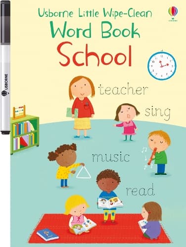 Little Wipe-Clean Word Book School