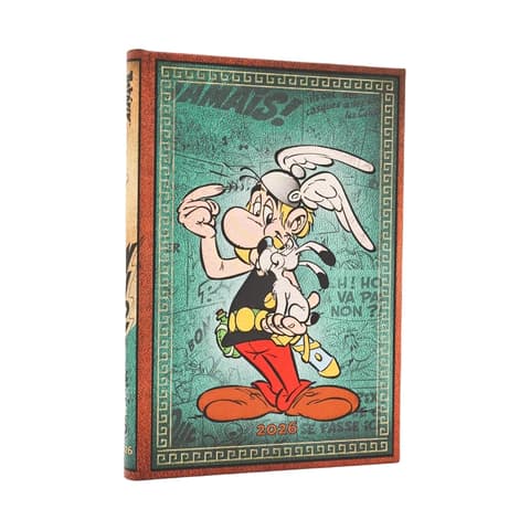 Paperblanks 2026 Kalendermärkmik Asterix the Gaul Midi