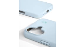 Silicone Case iPhone 17 - Light Blue MagSafe
