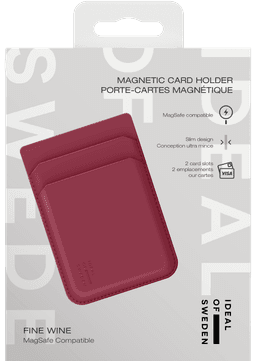 Magnetic Card Holder MagSafe Universal - Fine Wine