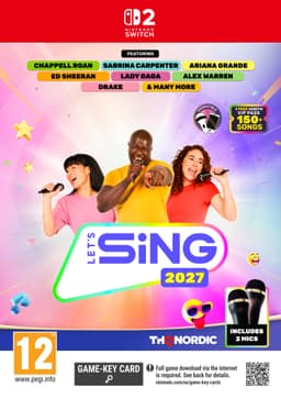 Switch 2 Let´s Sing 2027 & 2 microphones