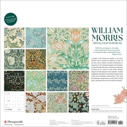 Seinakalender 2027 William Morris: Arts & Crafts Designs